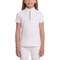 Mädchen Turniershirt Kurzarm Altrosa 160 – Reitshirt