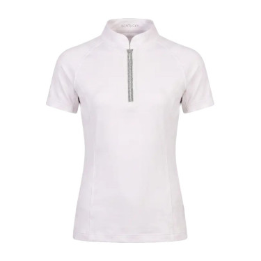 Mädchen Turniershirt Kurzarm Altrosa 160 – Reitshirt