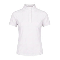 Turniershirt Mädchen kurzarm Weiß 160 – Reitbekleidung