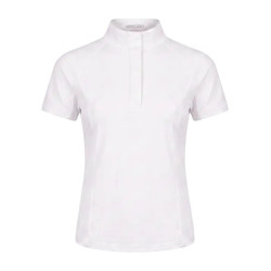 Turniershirt Mädchen kurzarm Weiß 160 – Reitbekleidung