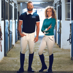 Damen-Poloshirt Cassia langarm Flags & Cup Damen-Poloshirt Cassia langarm Flags & Cup