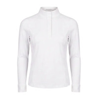 Turnierbluse Mädchen 160 – weiße Reitbluse langarm | Equi-Clic
