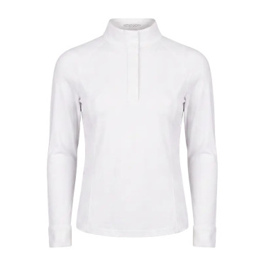 Turnierbluse Mädchen 160 – weiße Reitbluse langarm | Equi-Clic