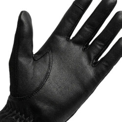 Sommer Reithandschuhe schwarz – atmungsaktiv, Grip | Equi-Clic