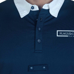 Polo Enfant Cartago manches courtes Flags & Cup Bleu marine Polo Enfant Cartago manches courtes Flags & Cup Bleu marine