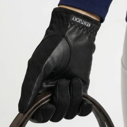 Sommer Reithandschuhe schwarz – atmungsaktiv, Grip | Equi-Clic