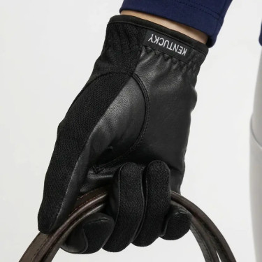 Sommer Reithandschuhe schwarz – atmungsaktiv, Grip | Equi-Clic