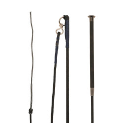 Longepeitsche 200 cm mit Ledergriff – Reitsport Zubehör Longepeitsche 200 cm mit Ledergriff – Reitsport Zubehör