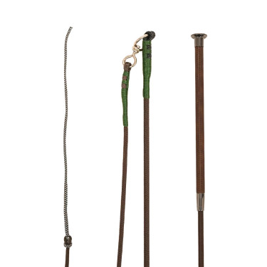 Longepeitsche 200 cm mit Ledergriff – Reitsport Zubehör