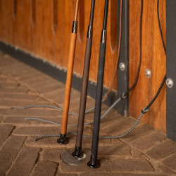 Longiergerte 180 cm mit Ledergriff – Equi-Clic Longiergerte 180 cm mit Ledergriff – Equi-Clic