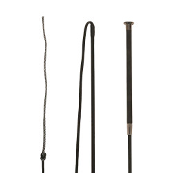 Longiergerte 180 cm mit Ledergriff – Equi-Clic Longiergerte 180 cm mit Ledergriff – Equi-Clic