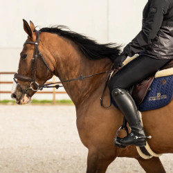 Reitsporen Edelstahl mit Gummi & Rowel 30 mm – Equi-Clic