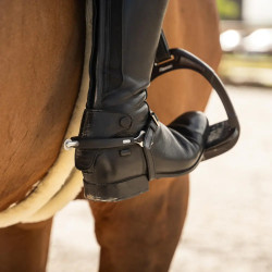 Reitsporen Edelstahl mit Gummi, Rowel 30 mm – Velari | equi-clic