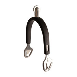 Reitsporen Edelstahl mit Gummi, Rowel 30 mm – Velari | equi-clic