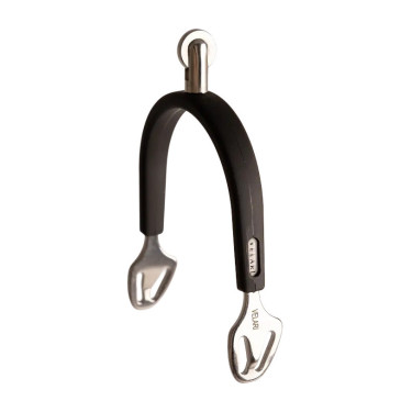 Reitsporen Edelstahl mit Gummi, Rowel 30 mm – Velari | equi-clic