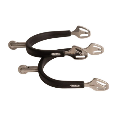 Reitsporen Edelstahl mit Gummi, Rowel 30 mm – Velari | equi-clic