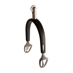 Reitsporen Edelstahl mit Gummi, Rowel 30 mm – Velari | equi-clic