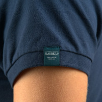 Kinder-Poloshirt Uripa Flags & Cup Marineblau