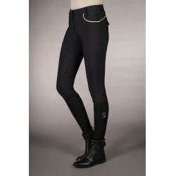 Reithose Limone- Silikon-Kniebesatz HKM Damen