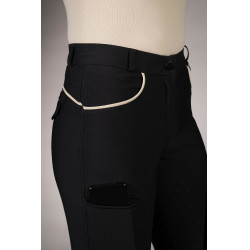 Reithose Limone- Silikon-Kniebesatz HKM Damen
