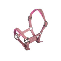 Lederhalfter Pink Hobby Horsing- HKM Lederhalfter Pink Hobby Horsing- HKM