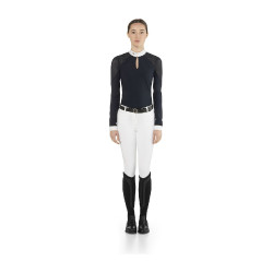 Damen Turnier-Poloshirt Langarm EGO7 Teresa – Reiten