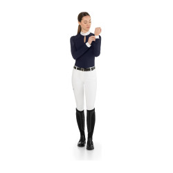 Damen Turnier-Poloshirt Langarm EGO7 Teresa – Reiten
