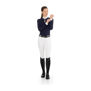 Damen Turnier-Poloshirt Langarm EGO7 Teresa – Reiten