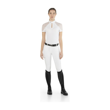 Damen Turnier-Poloshirt kurzarm EGO7 Teresa – Reiten Damen Turnier-Poloshirt kurzarm EGO7 Teresa – Reiten