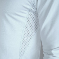 Herren-Poloshirt Cartago langarm Flags & Cup Weiß Weiß