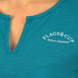 Damen-T-Shirt Ocana Flags & Cup Damen-T-Shirt Ocana Flags & Cup