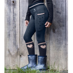 Kinder Thermo-Reitleggings ELT Lucky Leni mit Grip