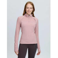 Damen-Fleece mit Reißverschlusskragen LeMieux Frances Schwarz
