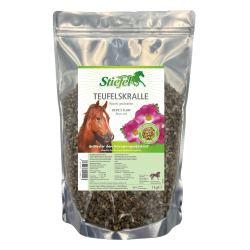 Teufelskralle Pferd Ergänzungsfutter 1 kg – Stiefel