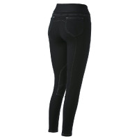 Equithème Pull-On Kinderreithose Schwarz / Weiß