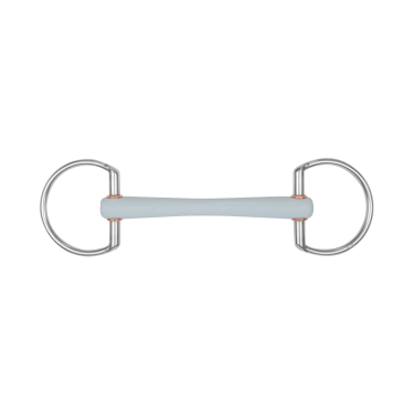Beris Olivenkopftrense mit Komfortstange, dünn, 6 cm Ring Weich Braun