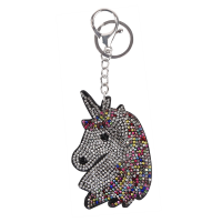 Porte-clés Waldhausen Licorne Silber / mehrfarbig