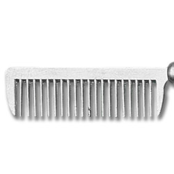 Waldhausen Mähnenkamm mit Griff – Reitzubehör 18,5 cm