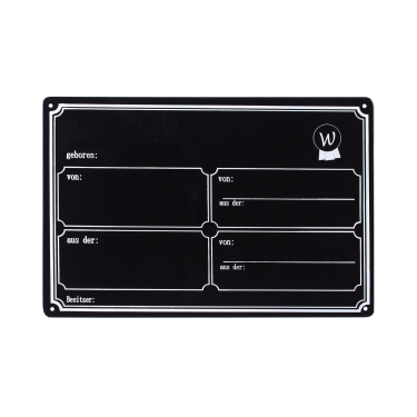 Stalltrennwand Schild Metall 20x30 cm – Reitsport