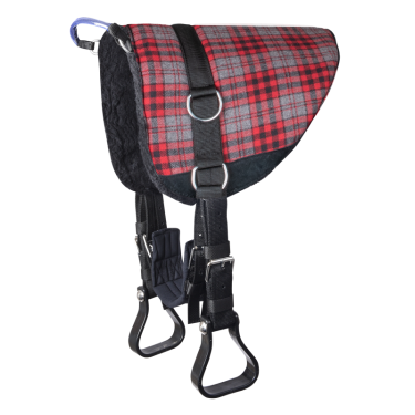 Reitpad fürs Bareback-Reiten Waldhausen + Steigbügel
