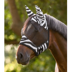 Reit-Fliegenschutzmaske Zebra – Waldhausen