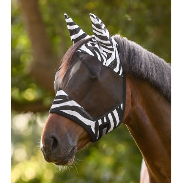Reit-Fliegenschutzmaske Zebra – Waldhausen
