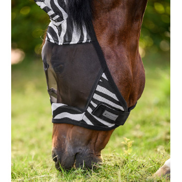 Reit-Fliegenschutzmaske Zebra – Waldhausen