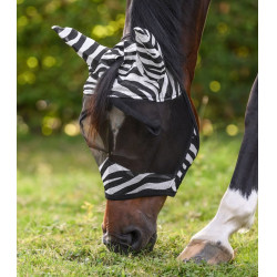 Reit-Fliegenschutzmaske Zebra – Waldhausen