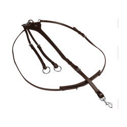 Martingal aus Leder fürs Reiten Waldhausen X-Line