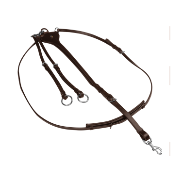 Martingal aus Leder fürs Reiten Waldhausen X-Line