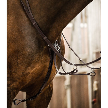 Martingal aus Leder fürs Reiten Waldhausen X-Line