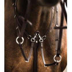 Martingal aus Leder fürs Reiten Waldhausen X-Line