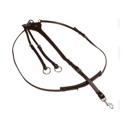 Martingal aus Leder fürs Reiten Waldhausen X-Line