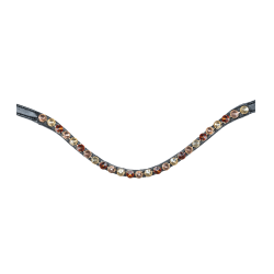 Reittrense aus Leder Waldhausen X-Line Goldheart